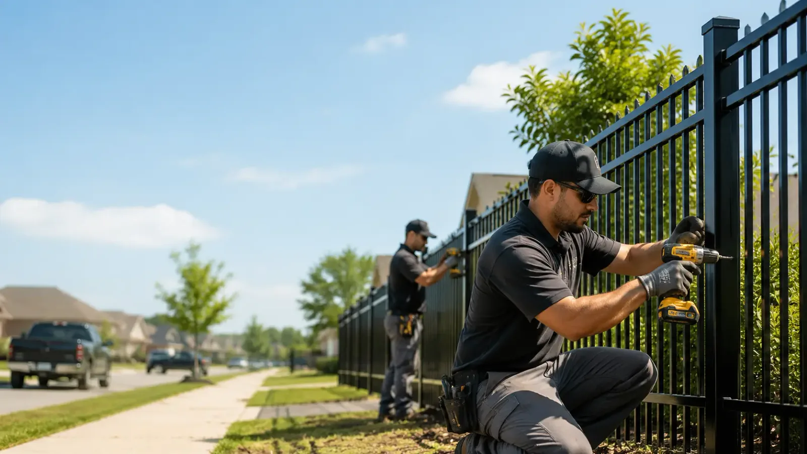 Metal Fence Installation in Pompano Beach, FL